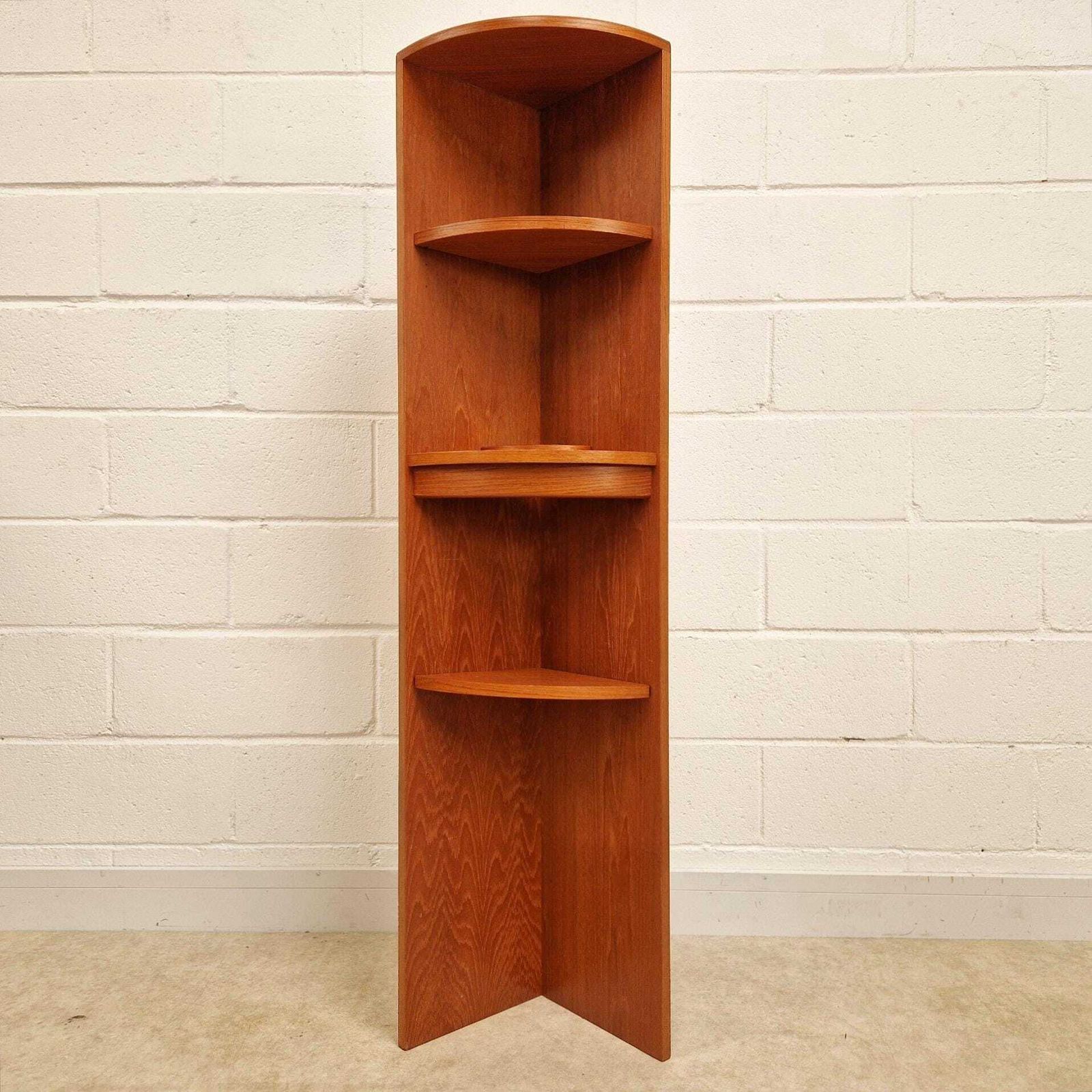 G Plan Fresco Vintage Mid Century Medium Teak Corner Bookshelf Display Pg201b photo furniture