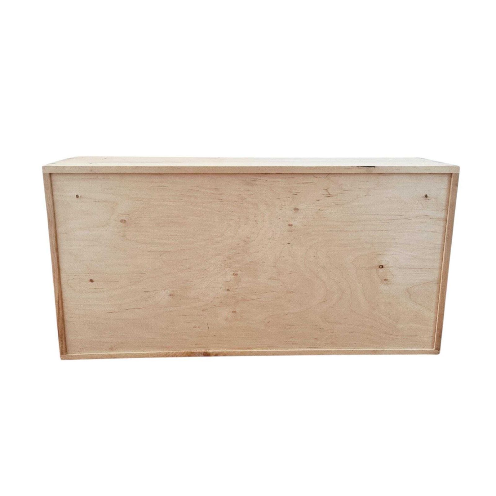 Vintage Ikea Blonde Wood Small Mcm Wall Cabinet With Sliding Glass Doors photo vinterior