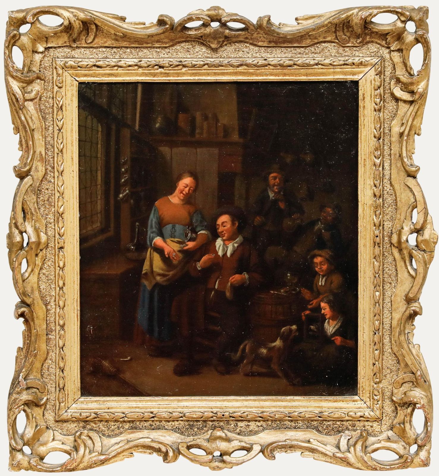 Gillis De Winter (C.1650 1720) Dutch School 17th Century Oil, Good Times