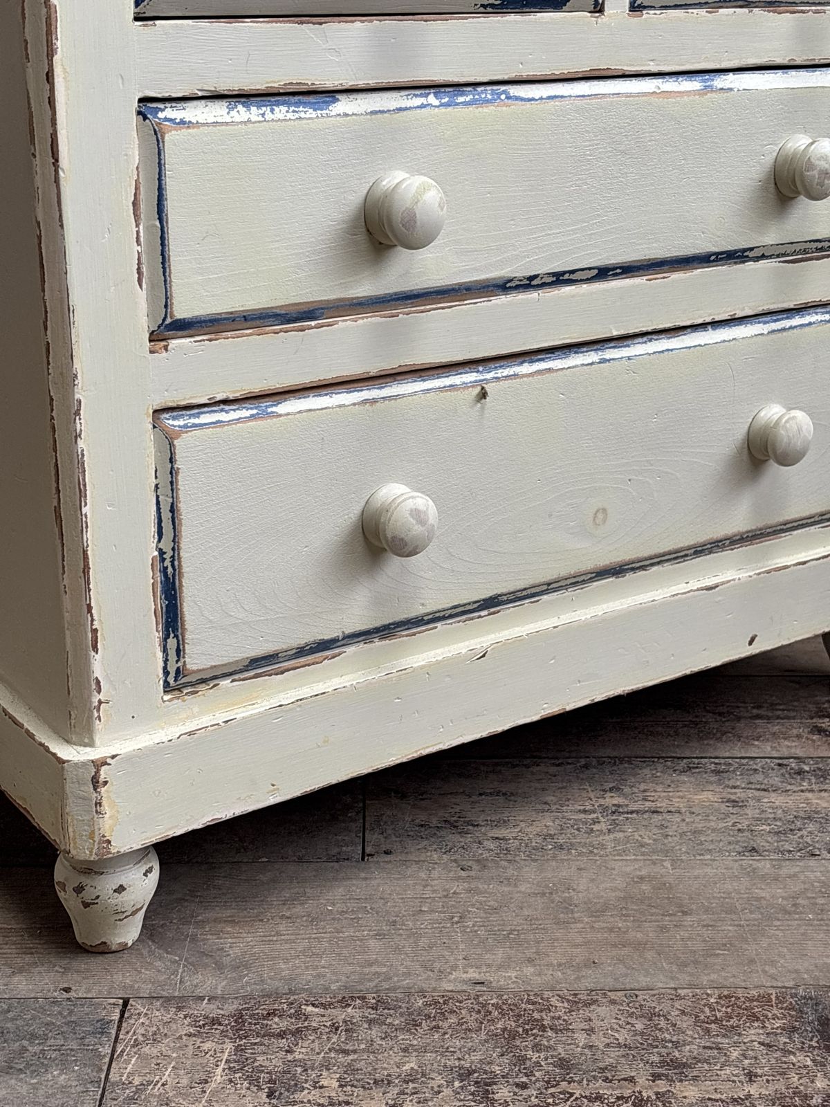 Victorian Antique Original Painted Chest Of Drawers photo for sale