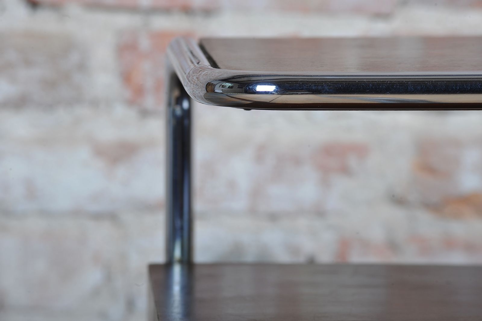 Pair Of Restored Bauhaus Bedside Tables, Beech, Maple, Chrome, Czech, 1930s photo vinterior