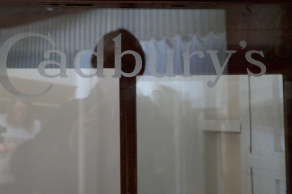 Edwardian Cadbury’s Counter Top Sweet Shop Advertising Cabinet photo Furniture