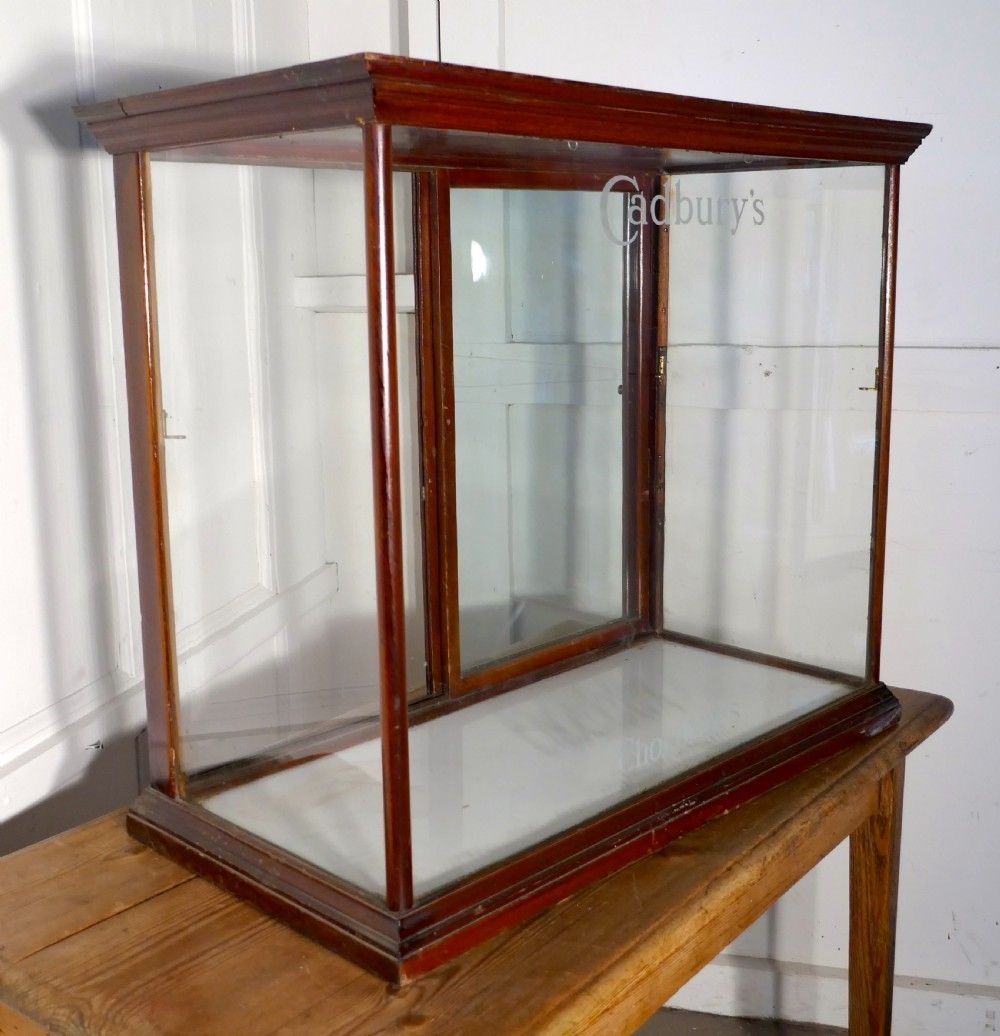 Edwardian Cadbury’s Counter Top Sweet Shop Advertising Cabinet photo buy