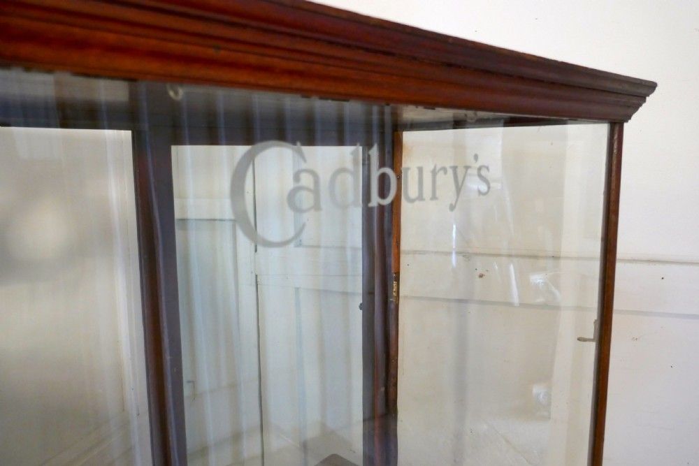 photo furniture Edwardian Cadbury’s Counter Top Sweet Shop Advertising Cabinet