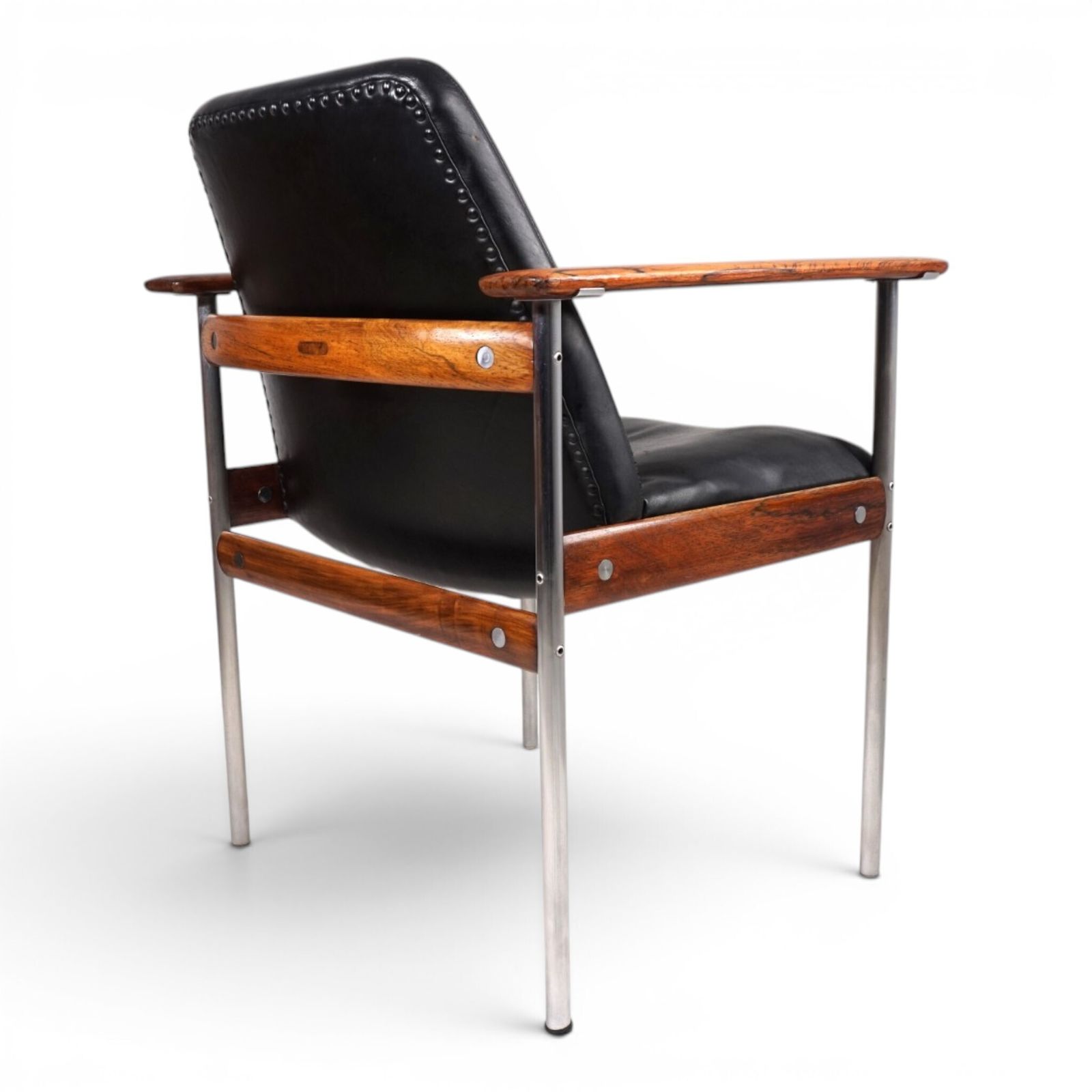 Leren fauteuil van Sven Ivar Dysthe voor Dokka Møbler, 1960 photo furniture