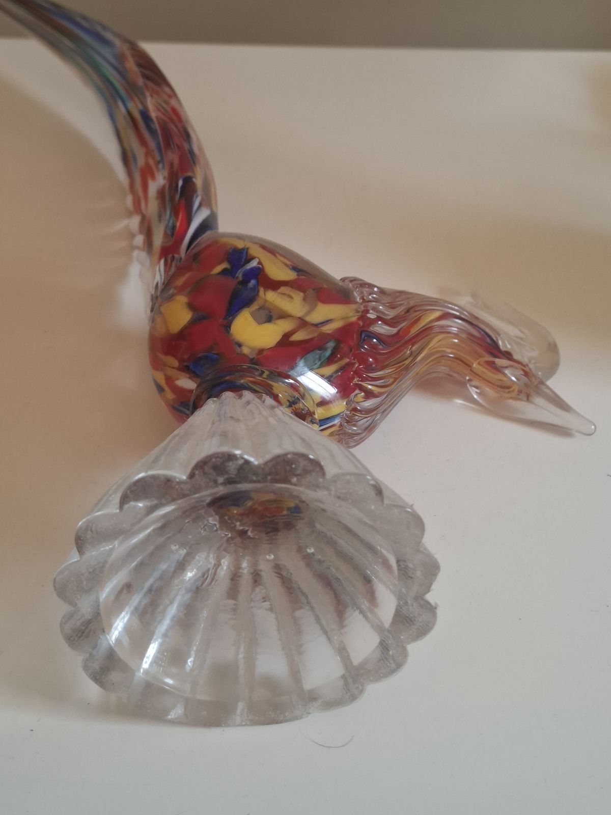 Murano Italy Hand Blown Glass Phaesant Sculpture photo buy