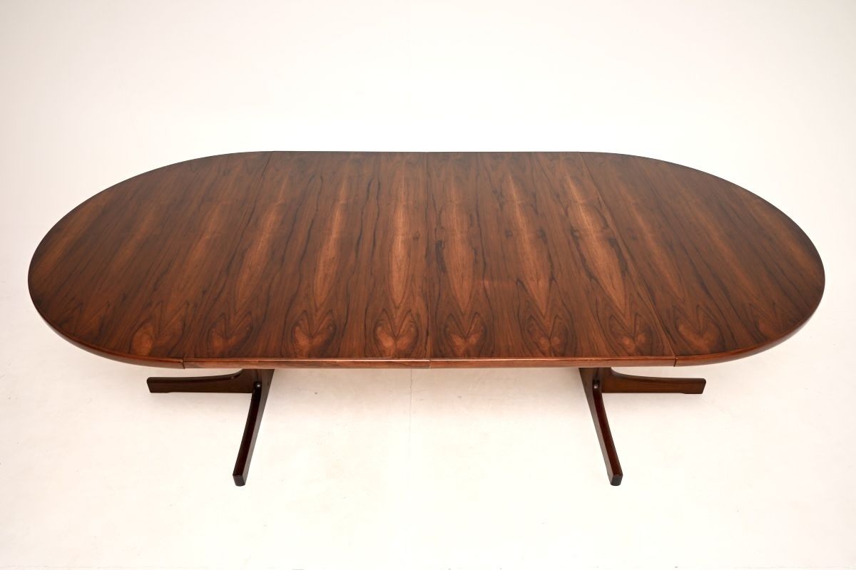 Danish Vintage Rosewood Extending Dining Table photo 2535.0