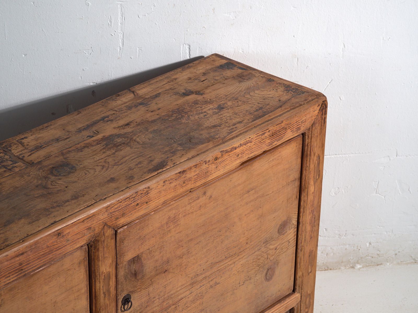 Antique Sideboard In Pine Wood – China, Circa 1930 photo for sale