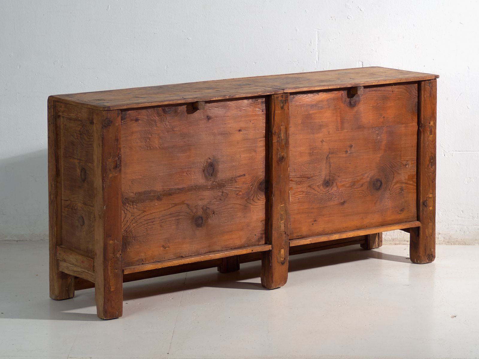 Antique Sideboard In Pine Wood – China, Circa 1930 photo vintage