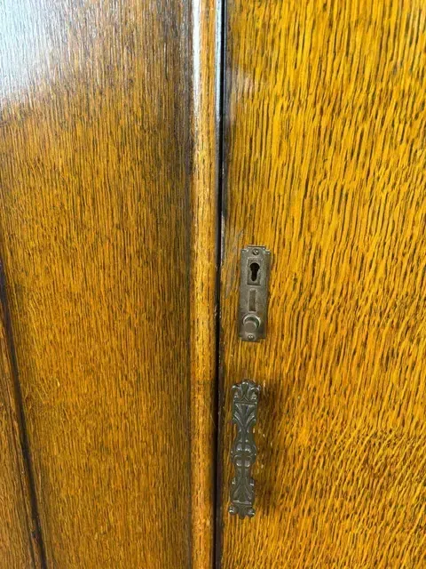 Vintage Oak Wardrobe, Early 20th Century photo Furniture