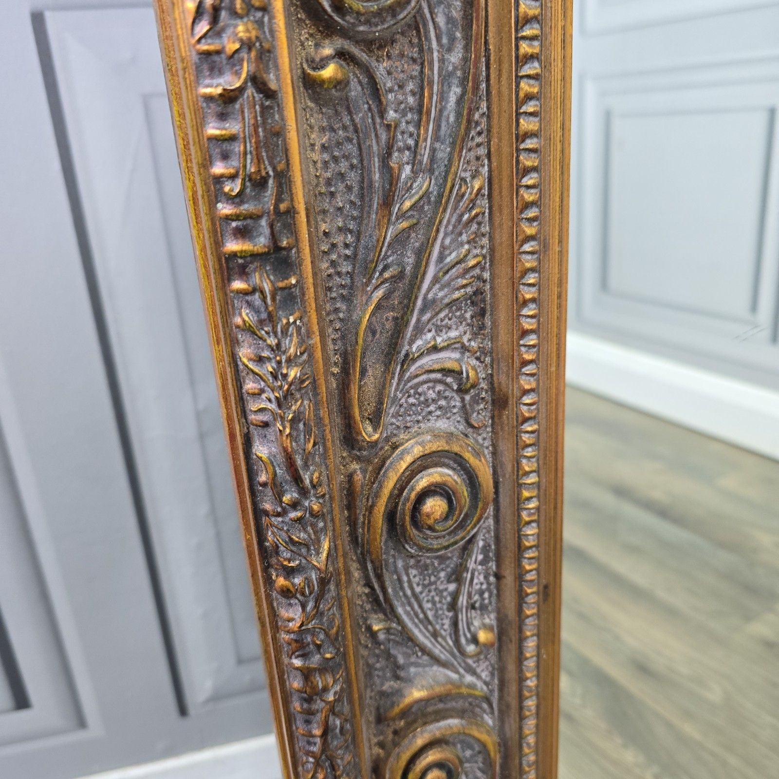photo for sale 8ft Tall Large Mirror Ornate Gilt Frame Full Length Wall Glass Antique Style