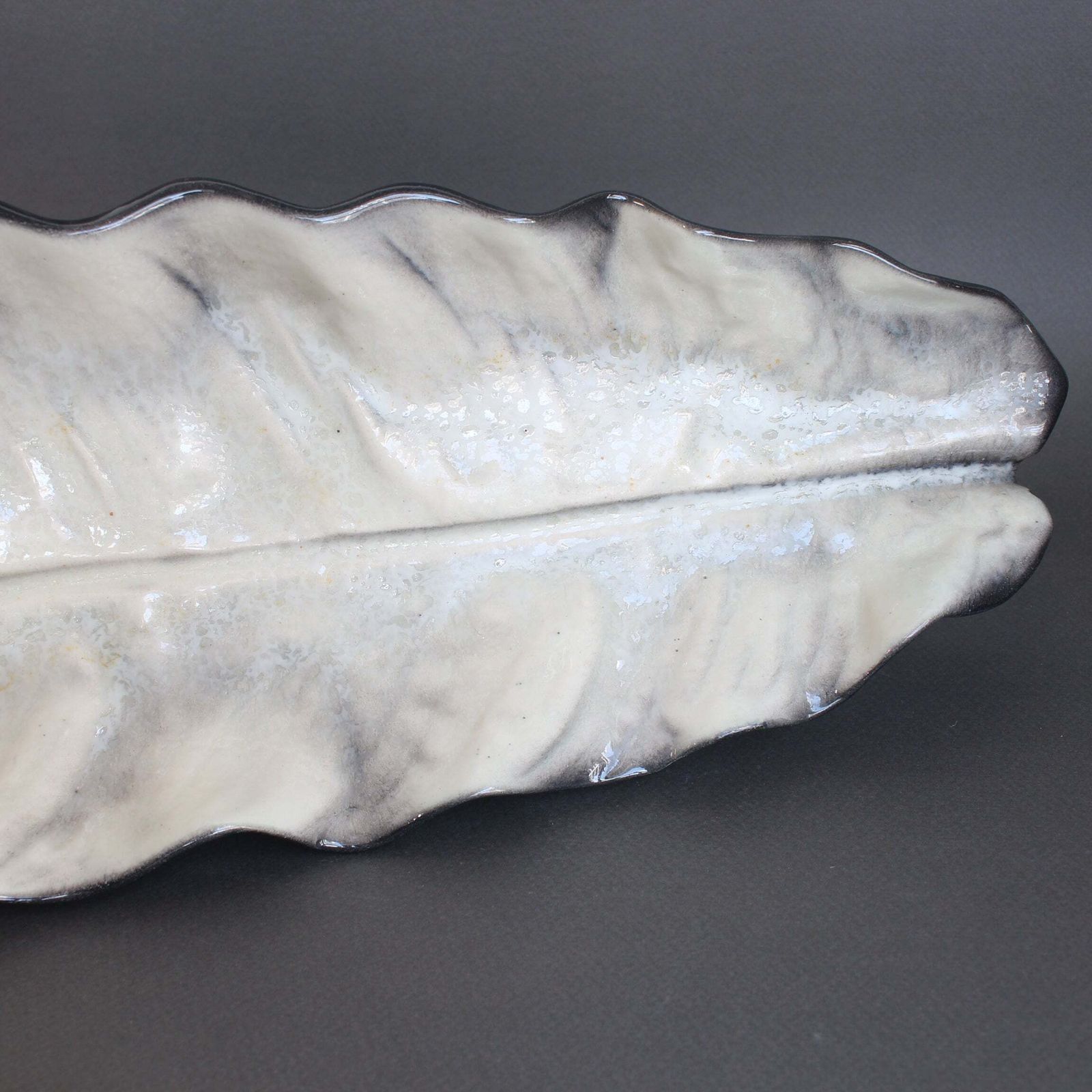 photo for sale Decorative French Ceramic Tray By Pol Chambost (Circa 1950s)   Large
