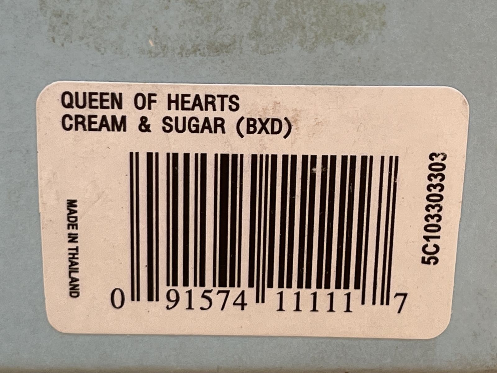 Wedgwood China Queen Of Hearts Design Roomkannetje En Suikerpot Set Nieuw In Doos. photo for sale