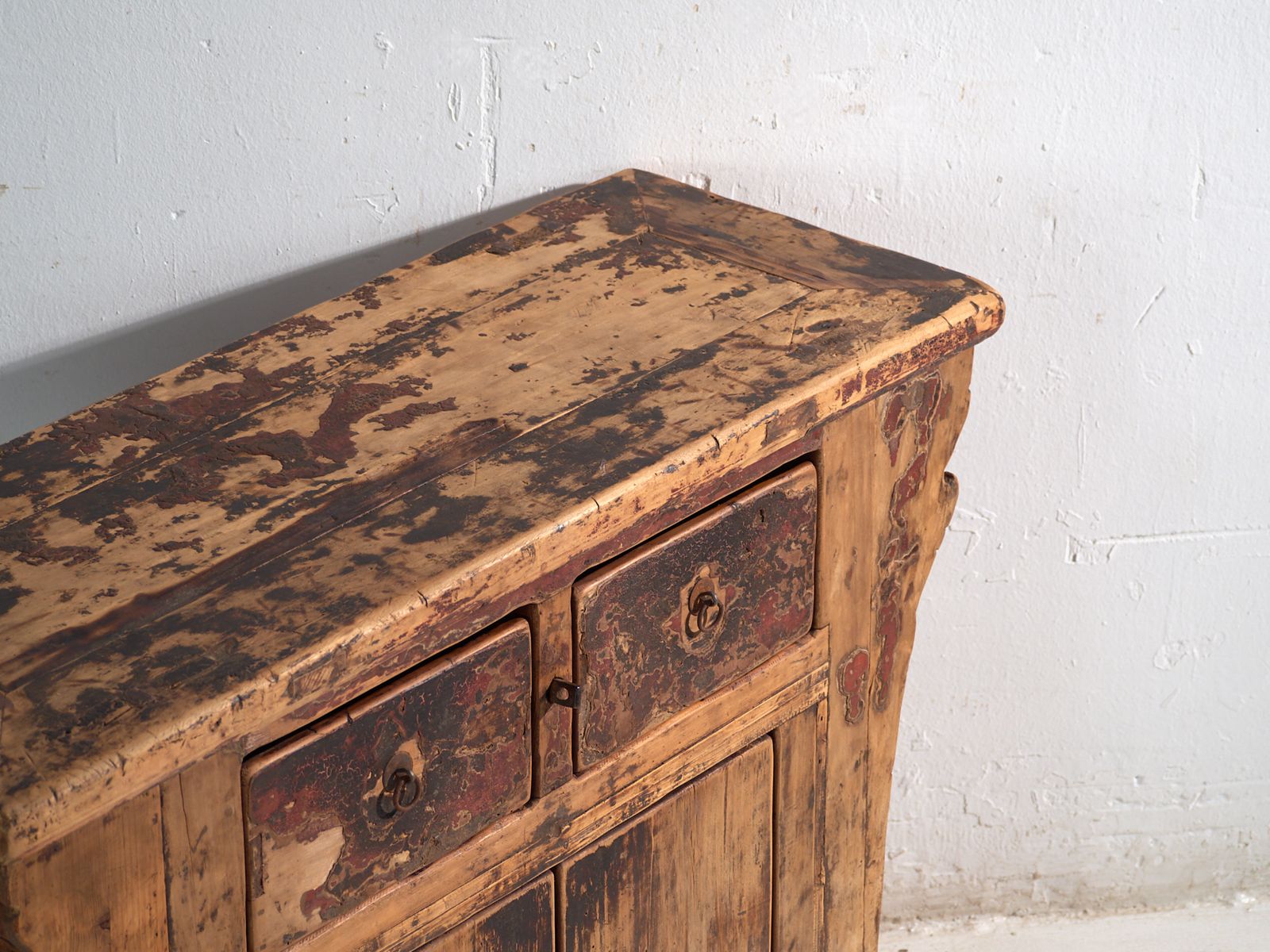 Antique Sideboard In Pine Wood – China, Circa 1930 photo furniture