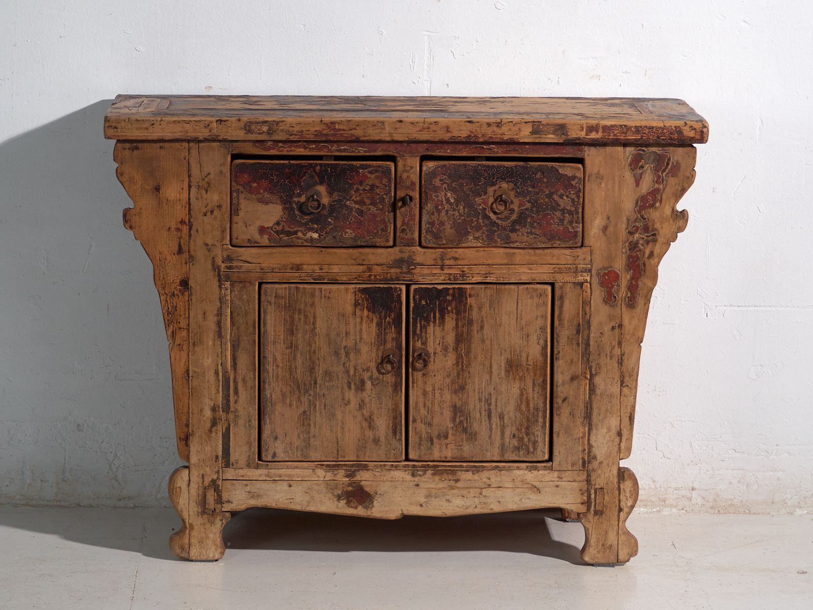 Antique Sideboard In Pine Wood – China, Circa 1930 photo 1414.0