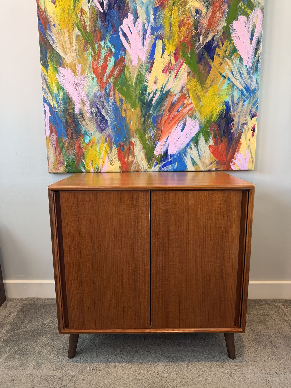 Mid Century G Plan Form Five Teak Cabinet