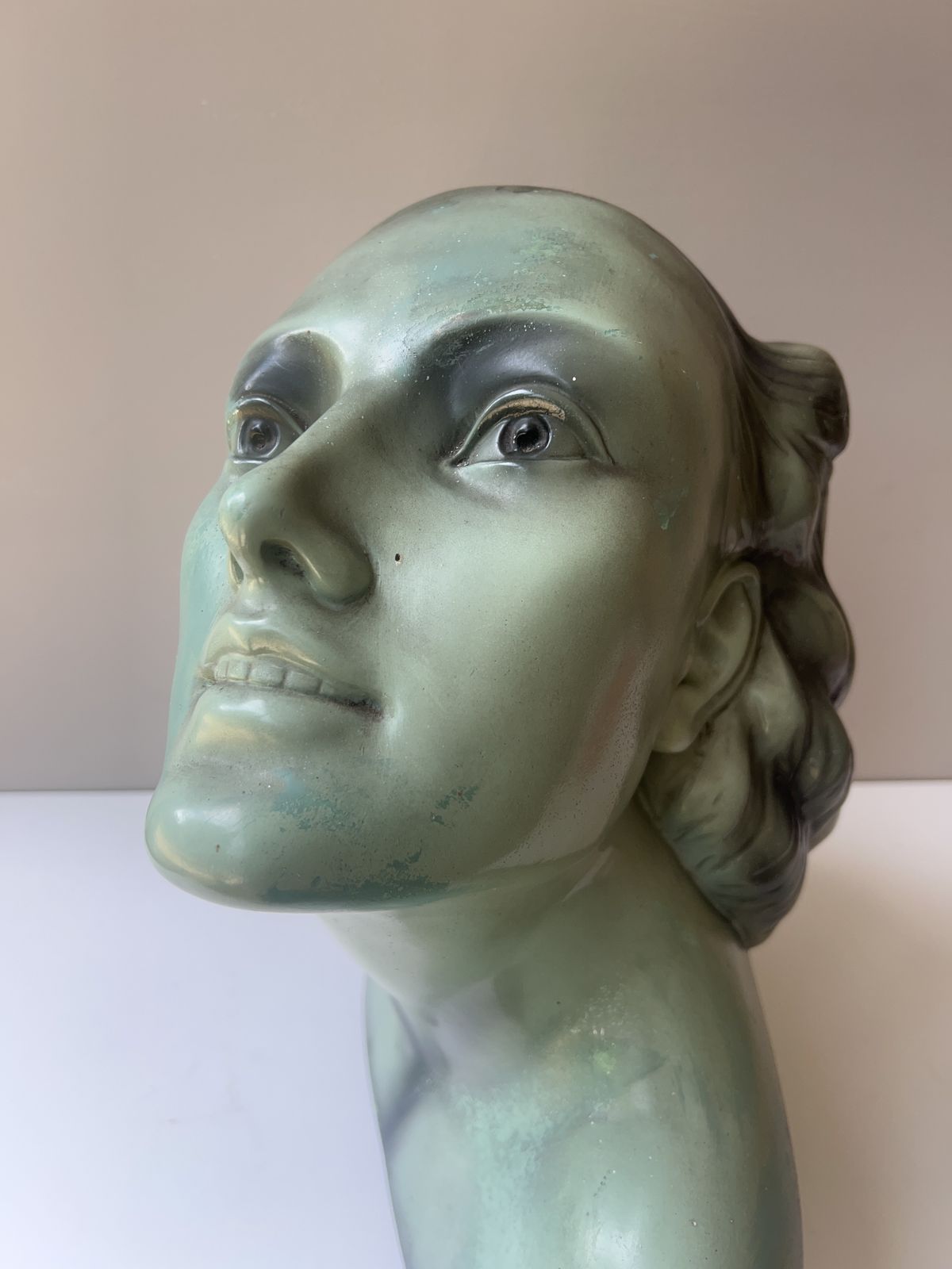 Large Art Deco Déposé Female Bust photo Art