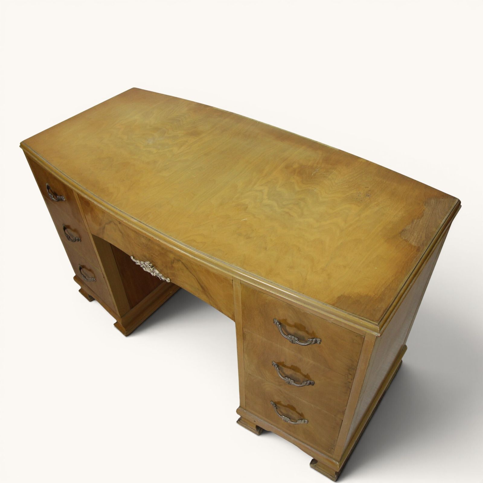 Art Deco Dressing Table And Footstool Set   Ideal For Upcycling photo Furniture