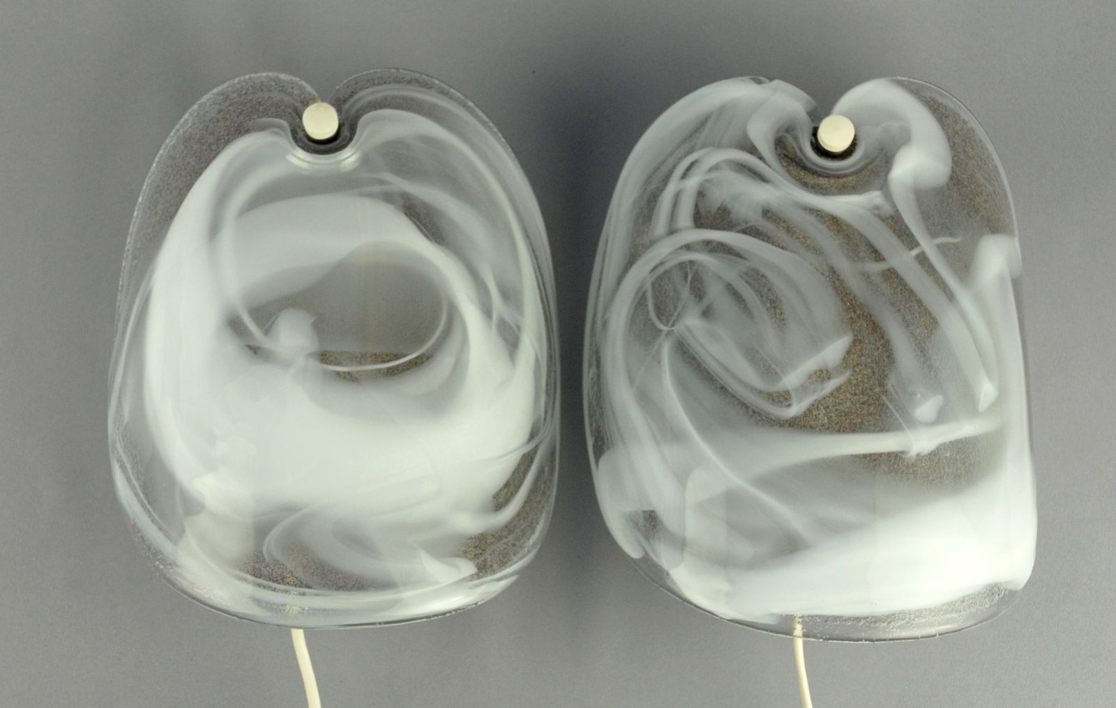 Glass Sconces By Per Lutken For Holmegaard, 1972, Set Of 2