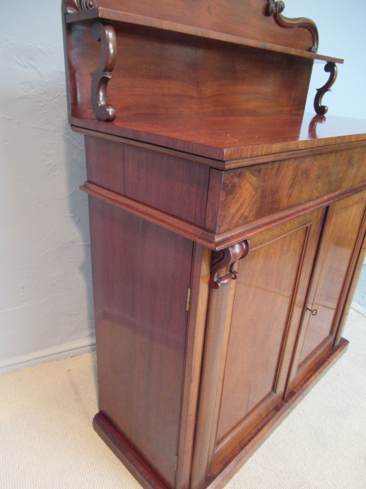 Victorian     1870s Mahogany Chiffonier photo Furniture