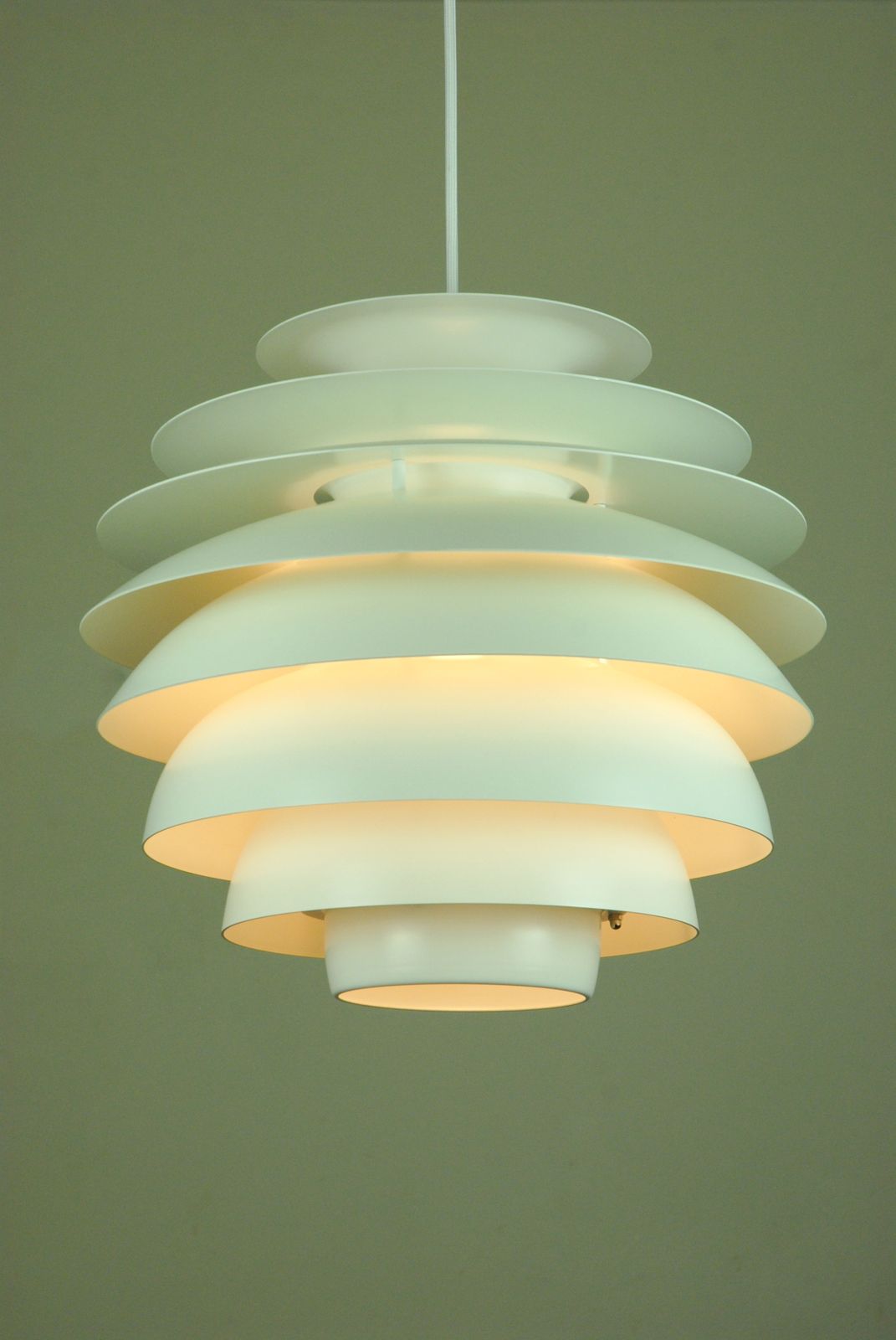 Vintage Barcelona Pendant Lamp By Bent Karlby, 1970s
