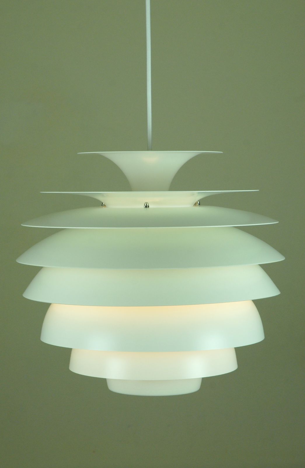 Lighting Vintage Barcelona Pendant Lamp By Bent Karlby, 1970s photo
