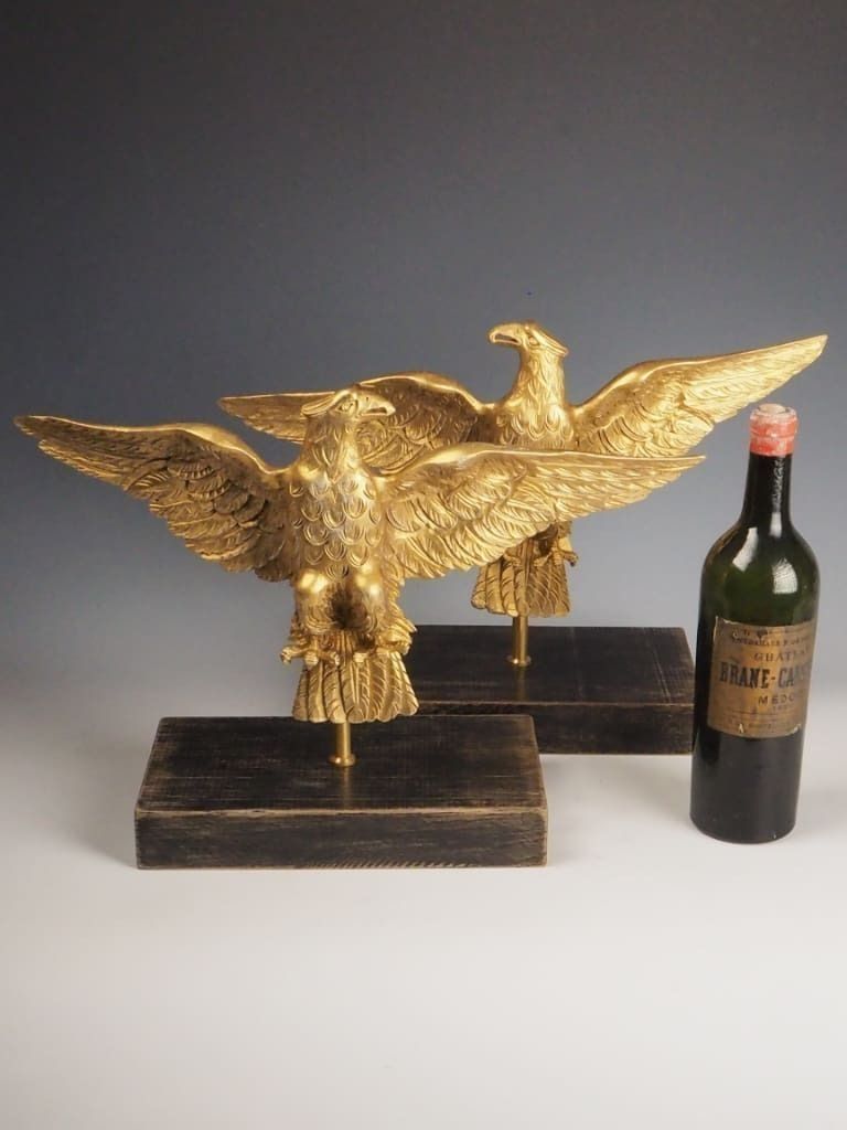 Pair Of Decorative Gilt Eagle Stands – Home Interior Decor photo buy