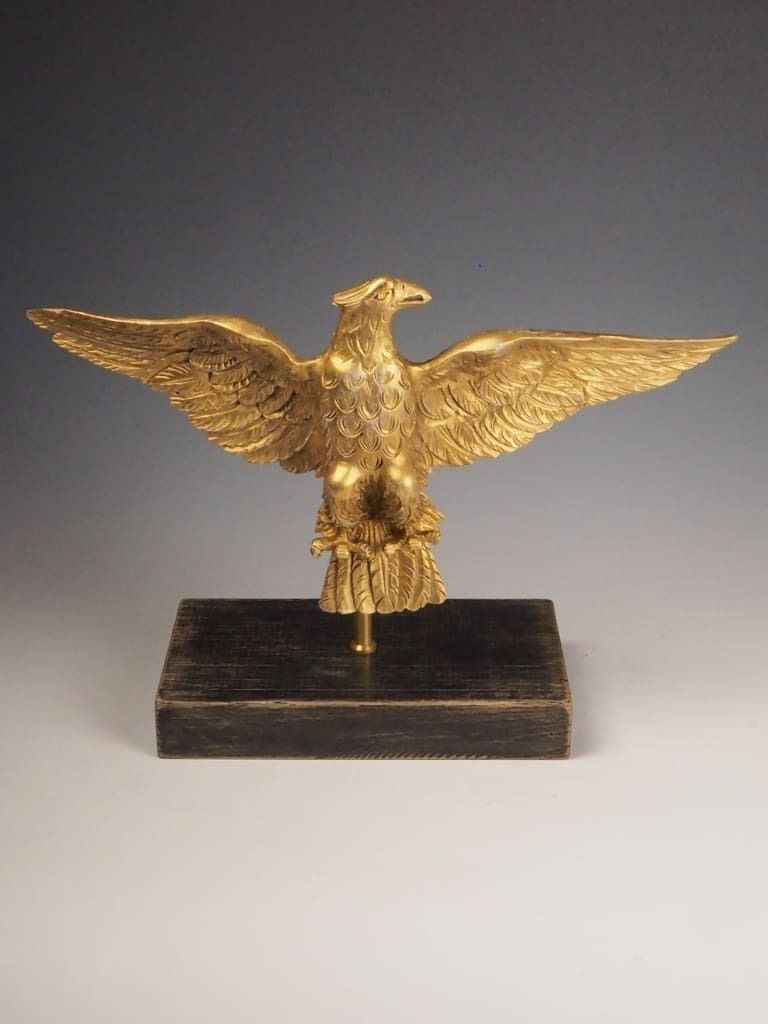 Pair Of Decorative Gilt Eagle Stands – Home Interior Decor photo vintage