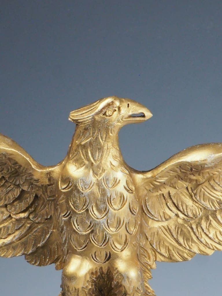 photo vinterior Pair Of Decorative Gilt Eagle Stands – Home Interior Decor