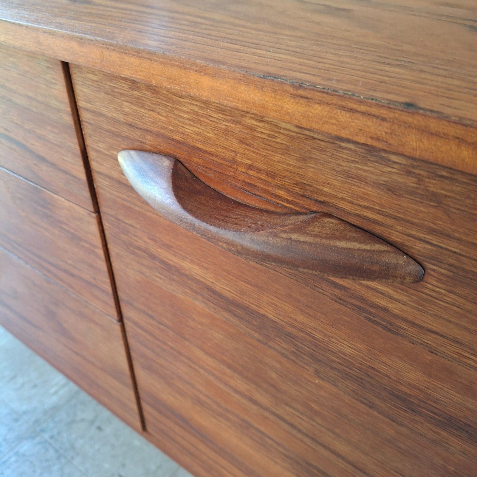 photo furniture Fab Vintage Retro Mid Century Modern 1970s Avalon Small Teak Sideboard Credenza