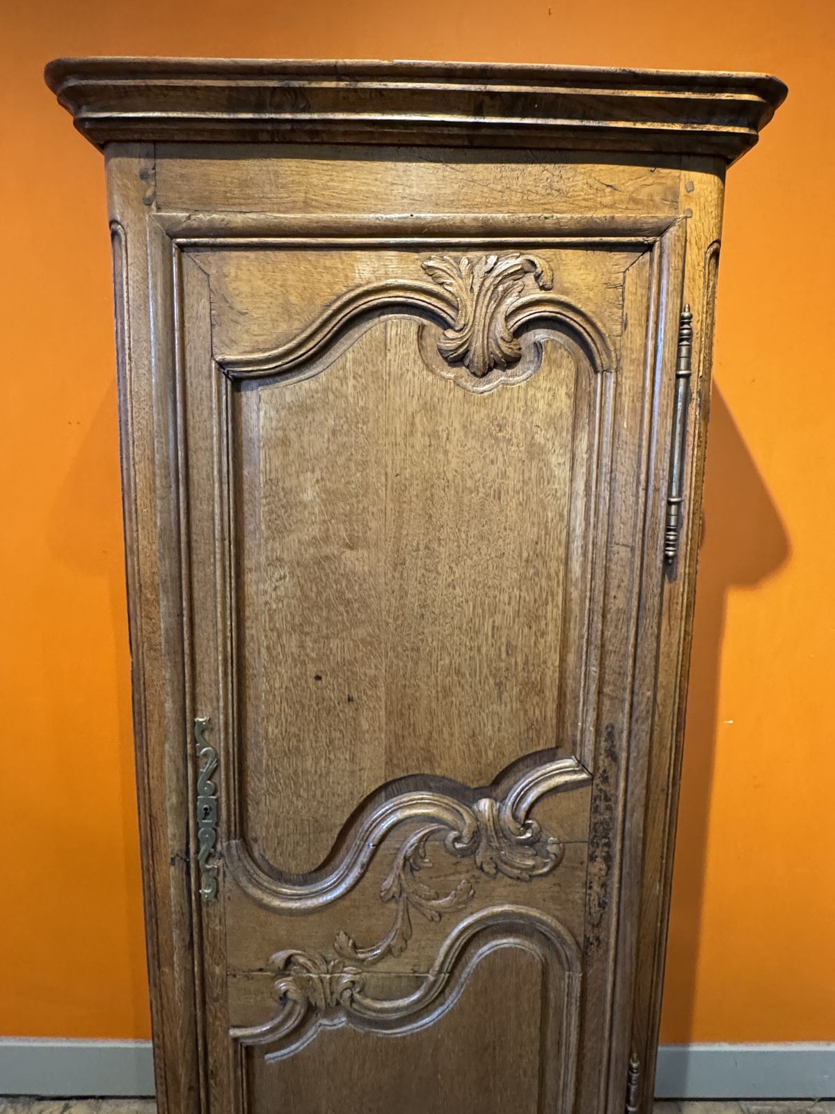 Antique French Single Door Louis XV Revival Armoire photo for sale