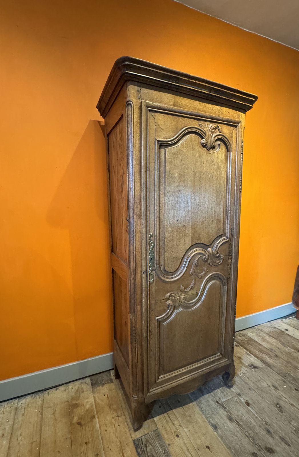 Antique French Single Door Louis XV Revival Armoire photo vinterior