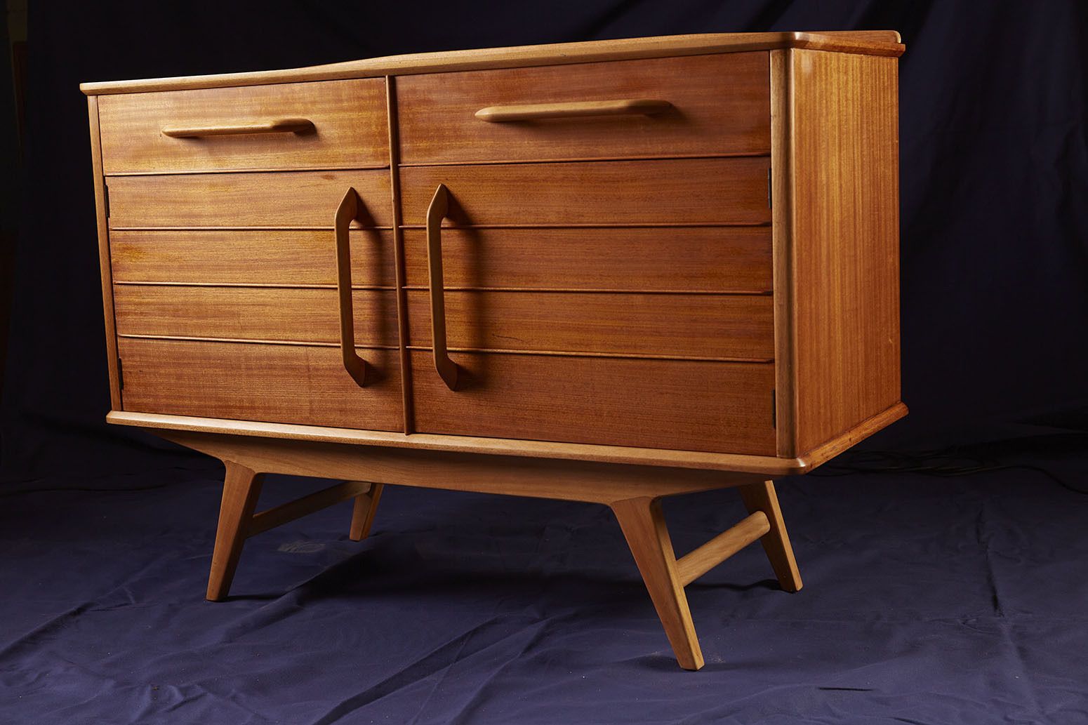 Rare Egomme Gplan Redford  Sideboard In Agba Wood 1951