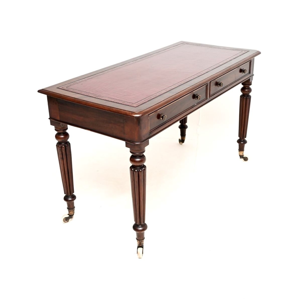 photo furniture Antique Victorian Mahogany Writing Table / Desk