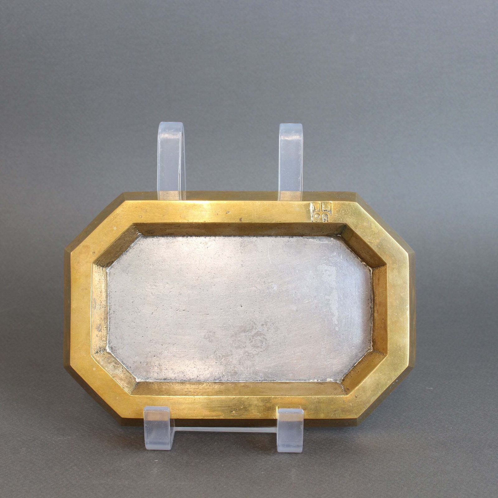 Aluminium And Brass Vide Poche By David Marshall (Circa 1980s)
