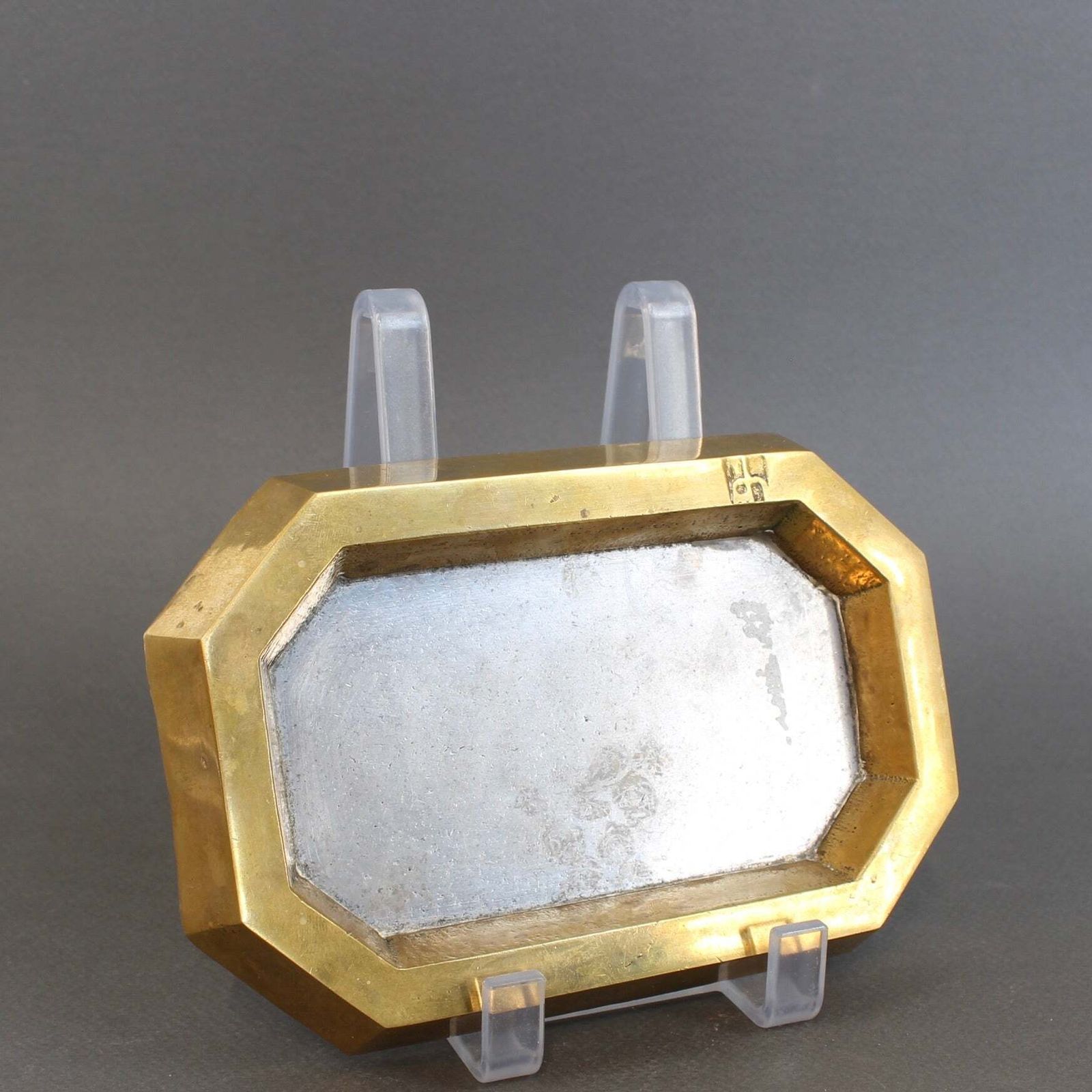 Aluminium And Brass Vide Poche By David Marshall (Circa 1980s) photo buy