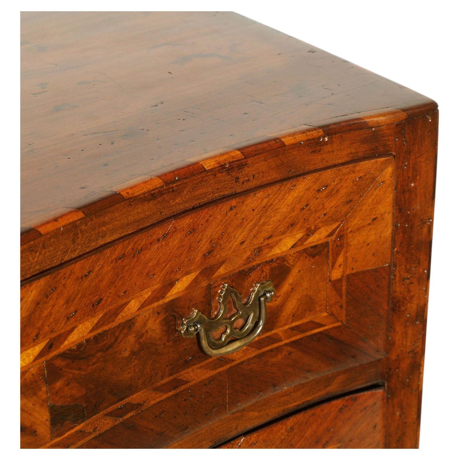 Venetiaanse commode in walnoot en marqueterie uit een historische villa in Verona, ca. 1830 photo for sale