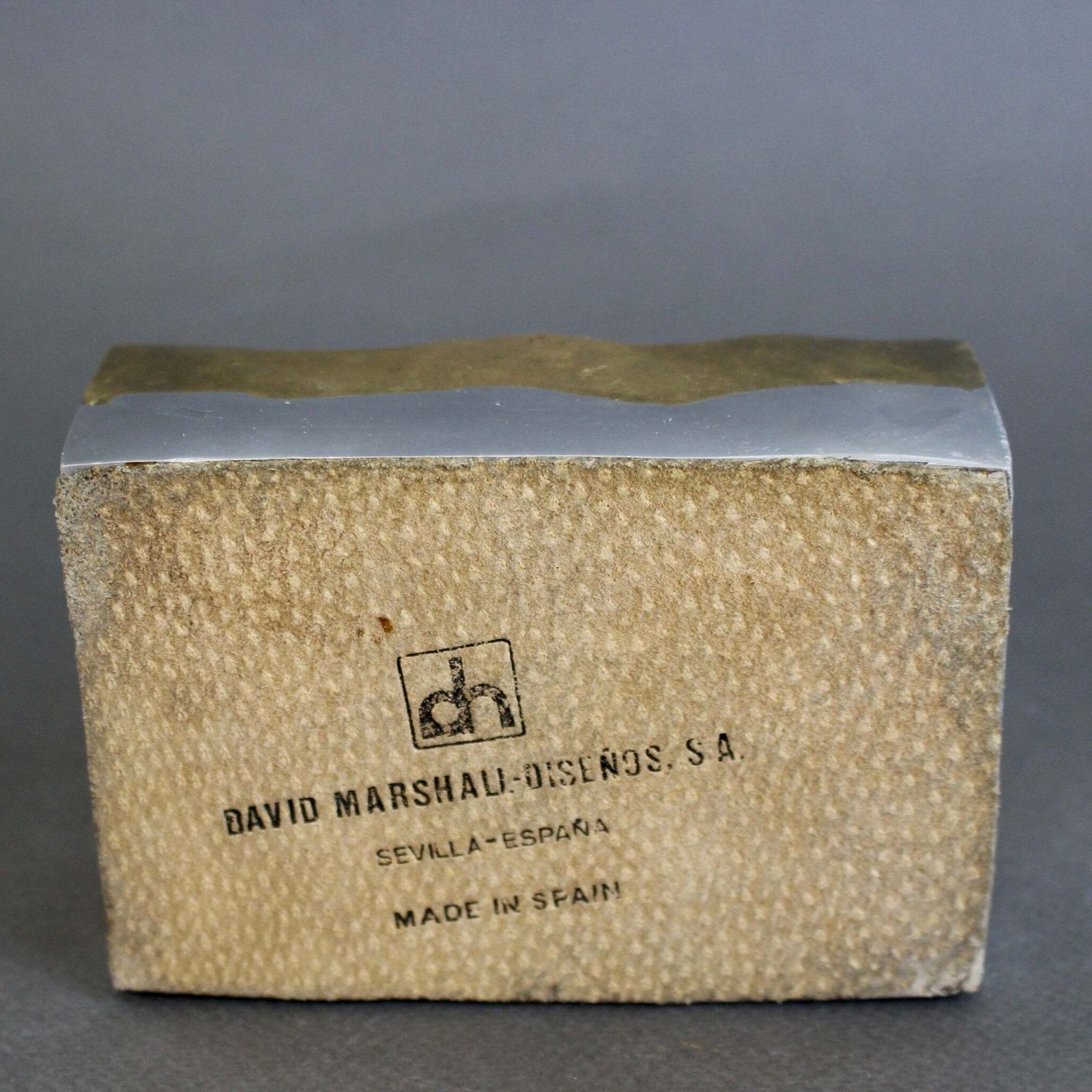 540.0 Brutalist Aluminium And Brass Box By David Marshall (Circa 1980s) photo