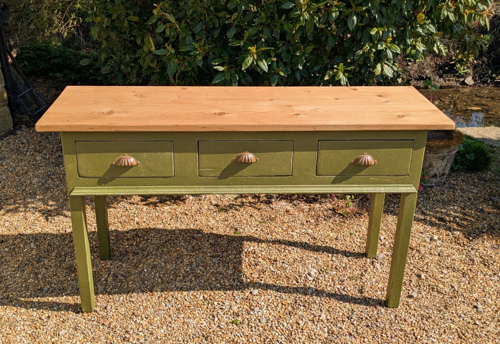 Beautiful 19th Century Hand Painted Dresser Base photo furniture