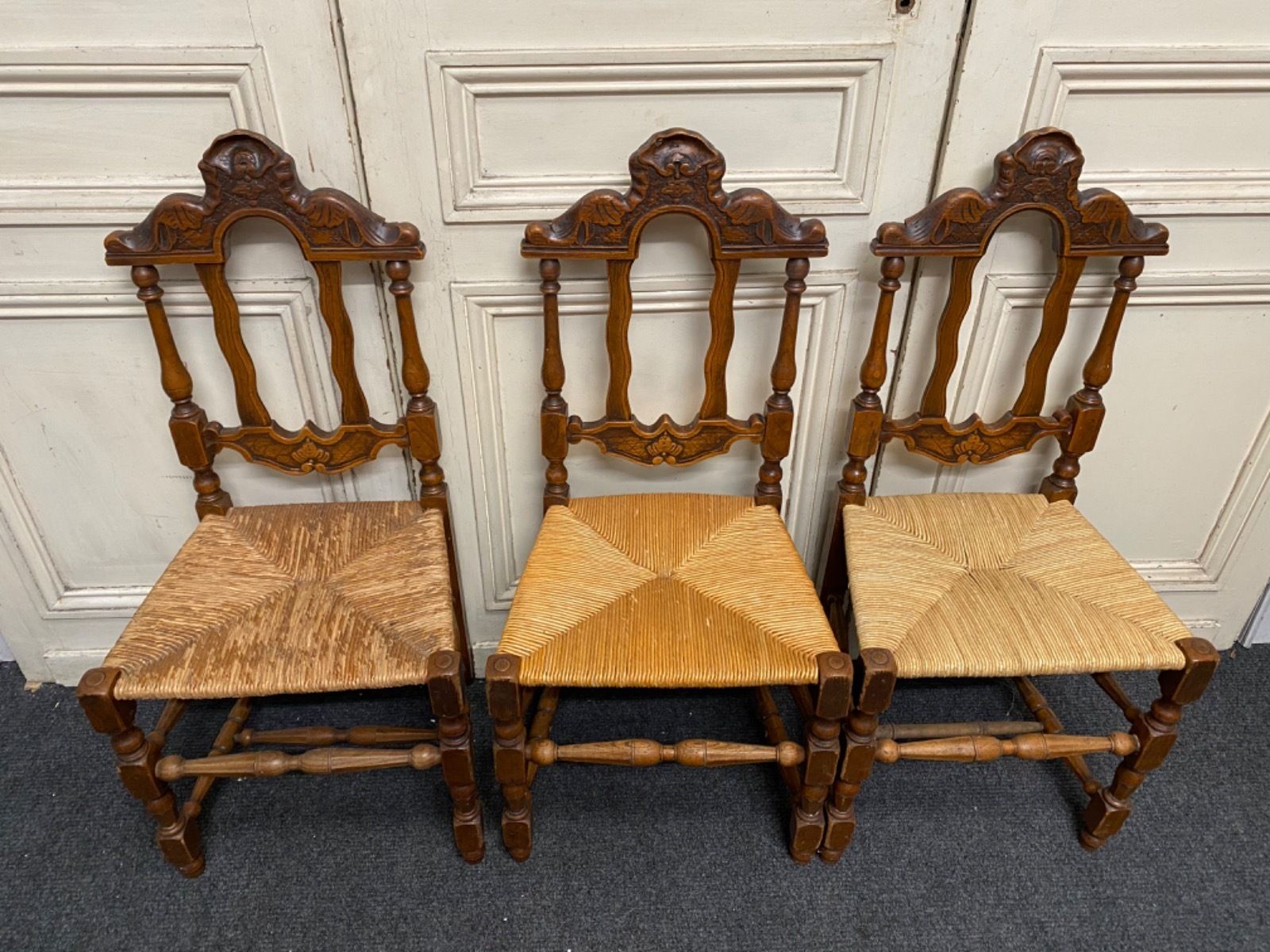 Set 8 French Farmhouse Dining Chairs photo Furniture