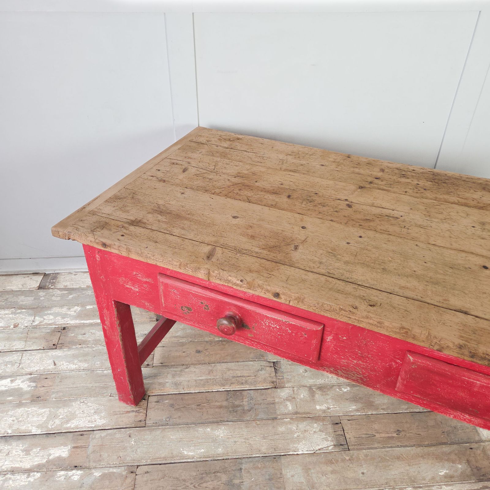 Antique Pine Farmhouse Table, 1900s photo buy