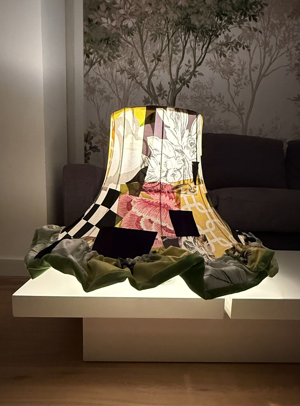 Squint Limited | Large Patchwork Coolie Lampshade | Handmade In Uk | Lisa Whatmough photo 295.0
