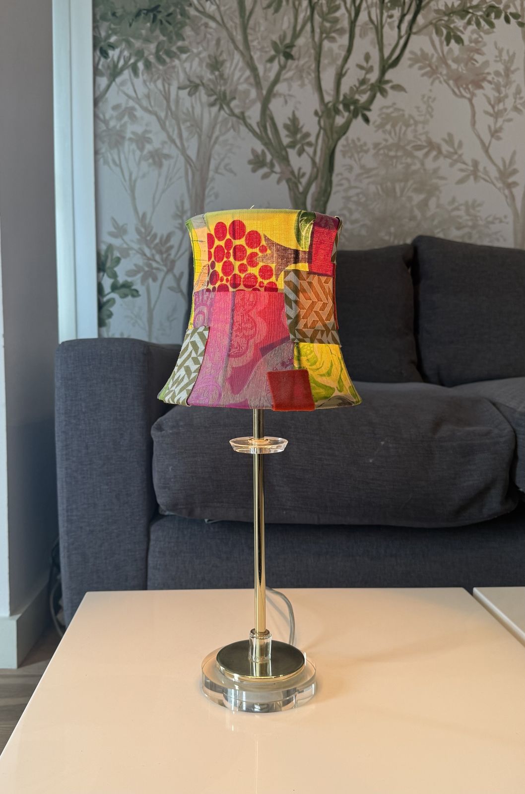 Squint Limited | Large Patchwork Coolie Lampshade | Handmade In Uk | Lisa Whatmough photo vintage