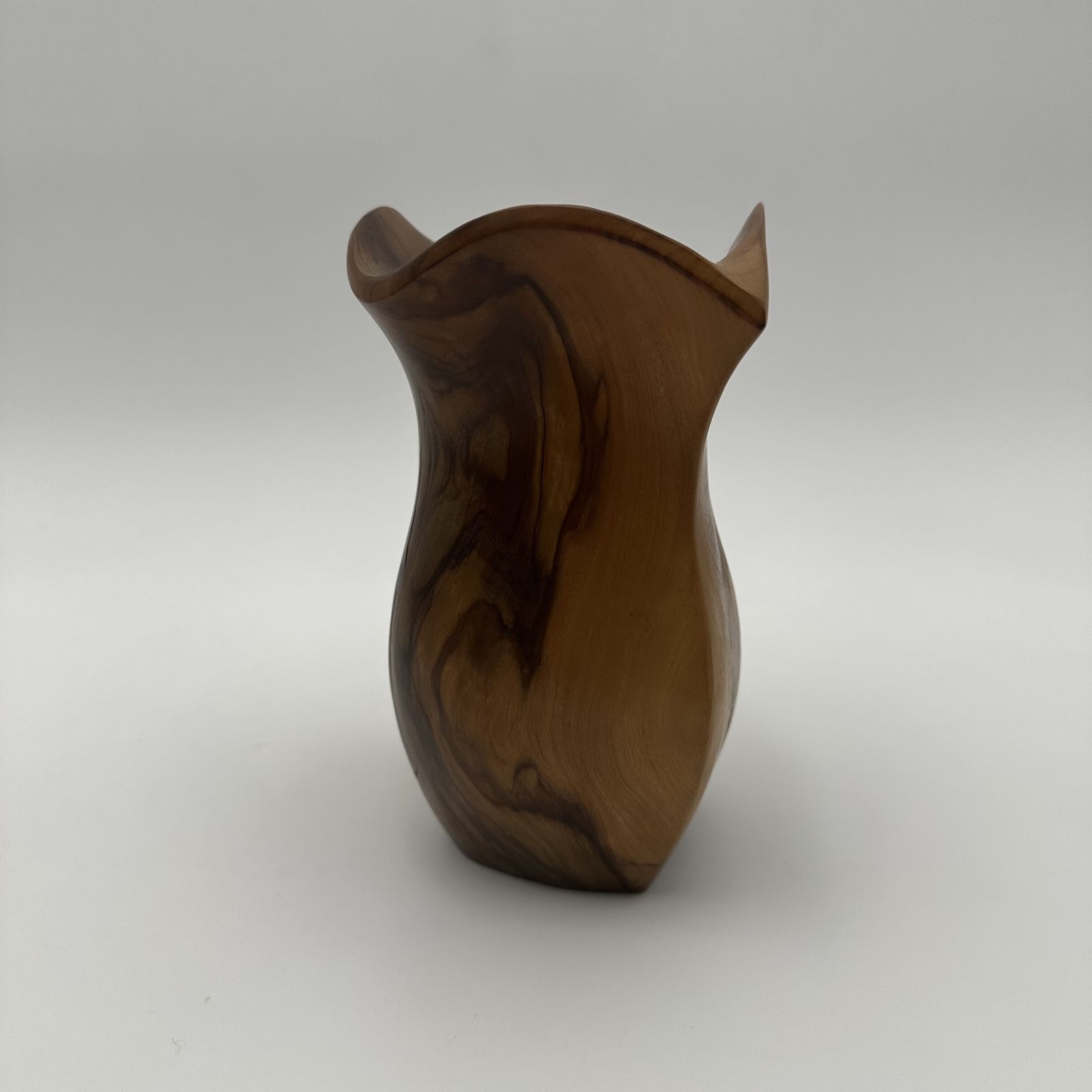 Small Sculptural Free Form Walnut Pitcher, In The Style Of Alexandre Noll, 1950s. photo buy