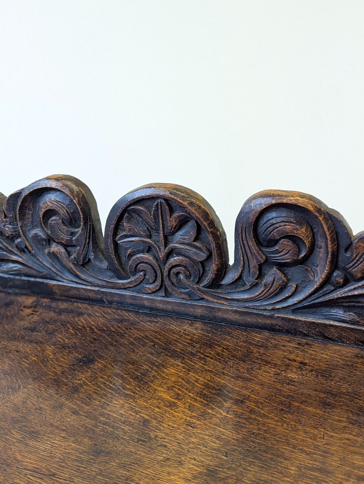 Antique Late Victorian Oak Side Table C.1890 photo Furniture