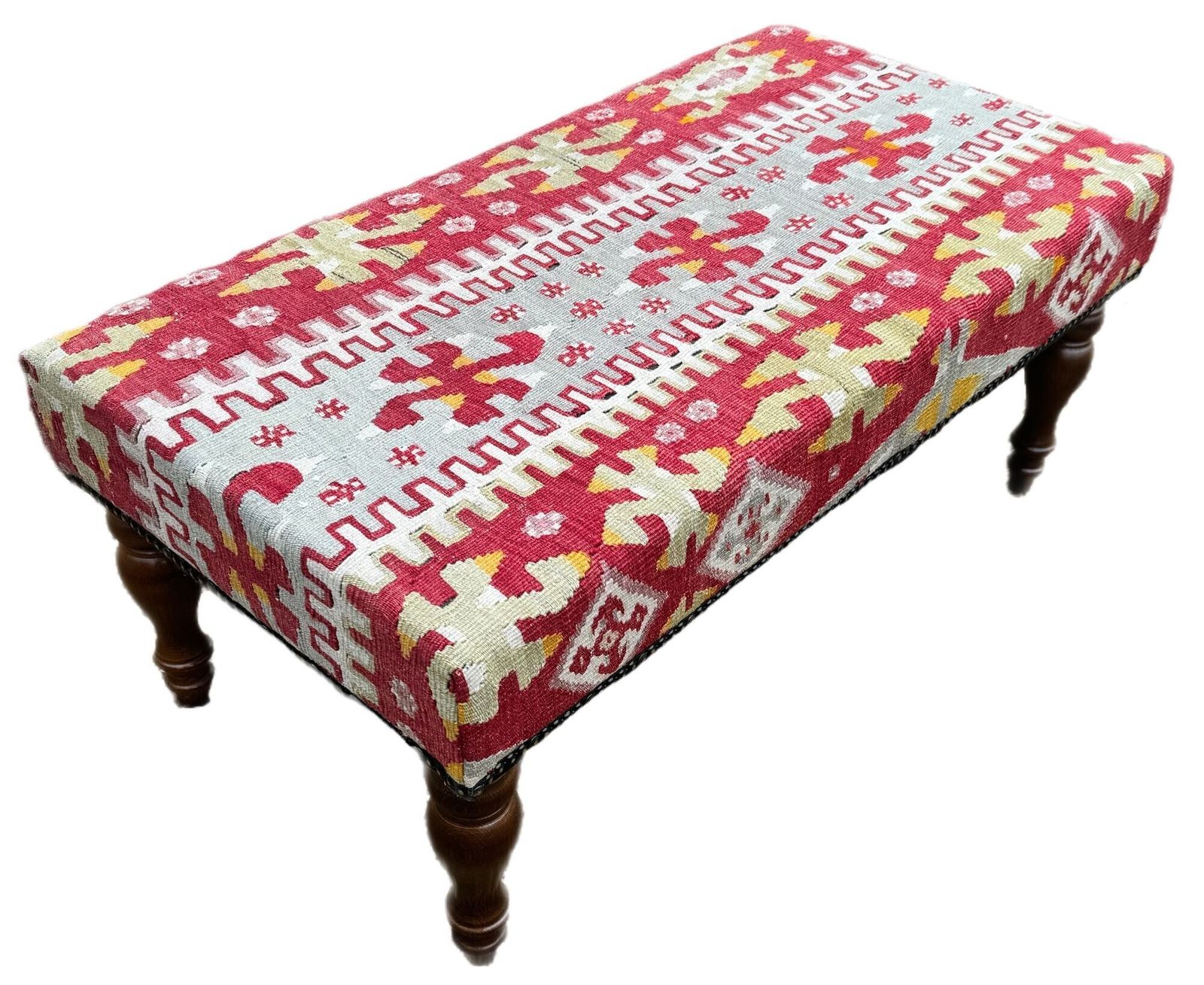 Kilim Beklede Kruk 0,90m x 0,46m x H0,39m