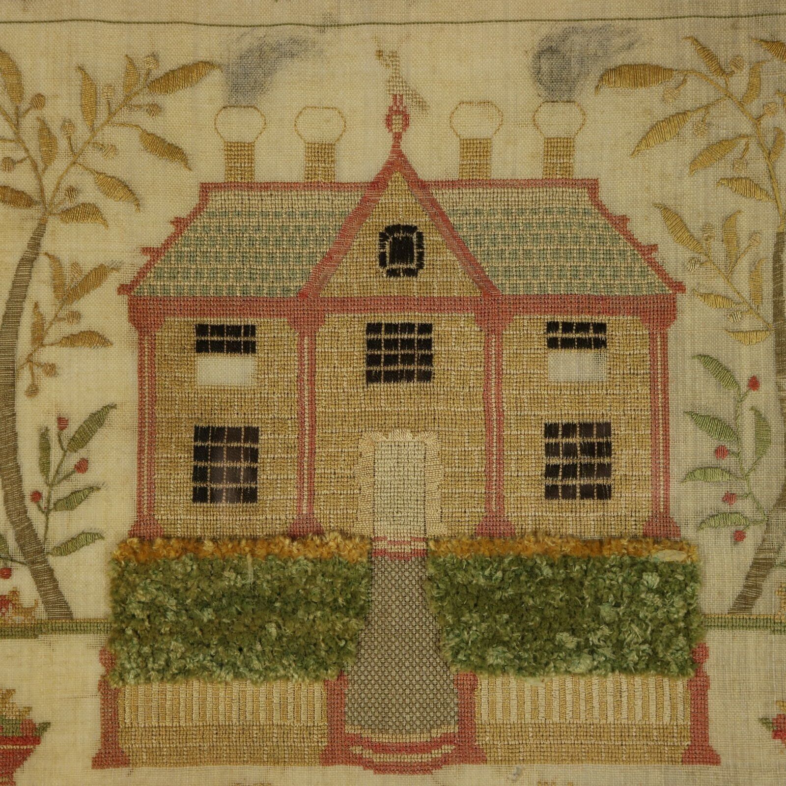 Antique Scottish Sampler, 1805, By Eliza Mckune photo vinterior