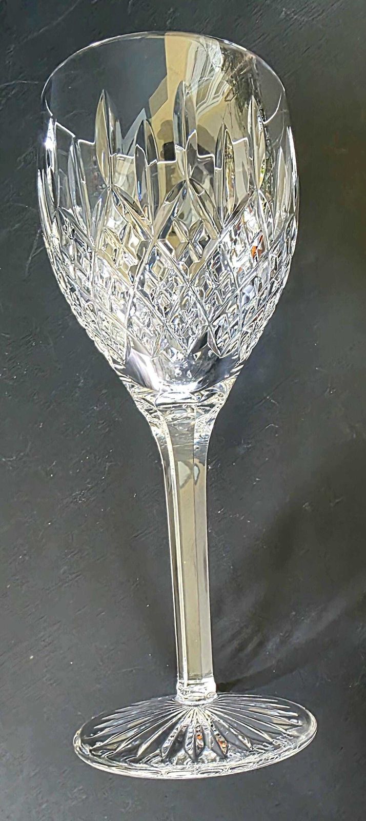 2 Vintage Stuart Crystal Shaftesbury Wine Glasses, 1980s photo 75.0