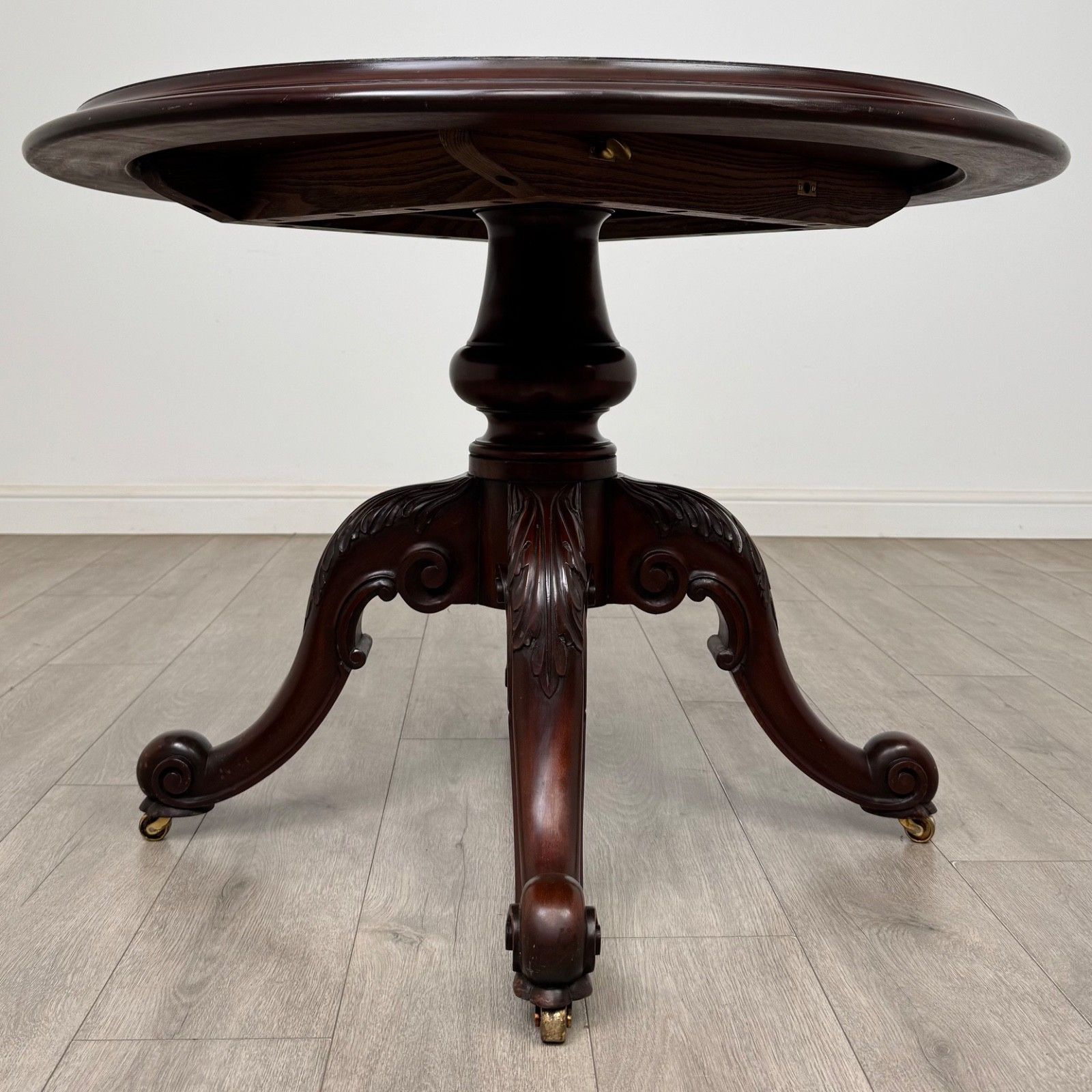 Antique 19th Century Victorian Breakfast Table In Mahogany ( Af 5823 )
