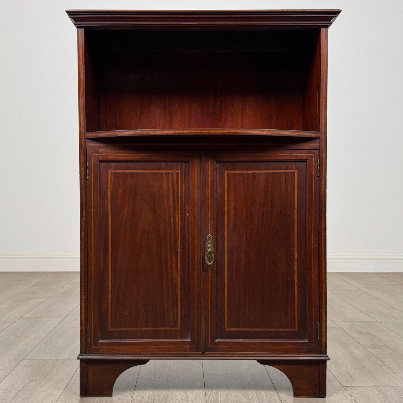Antique 20th Century Edwardian Cabinet In Mahogany ( Af 5847 ) photo furniture